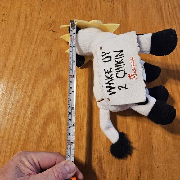Chick-fil-A Wake Up 2 Chikin Cow Plush Toy 2017 Sun Costume Advertising Promo - Picture 8 of 8